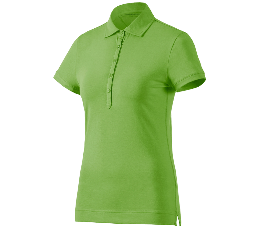 Shirts, Pullover & more: e.s. Polo shirt cotton stretch, ladies' + sea green