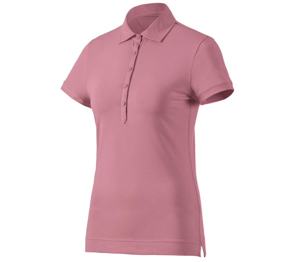 Shirts, Pullover & more: e.s. Polo shirt cotton stretch, ladies' + antiquepink