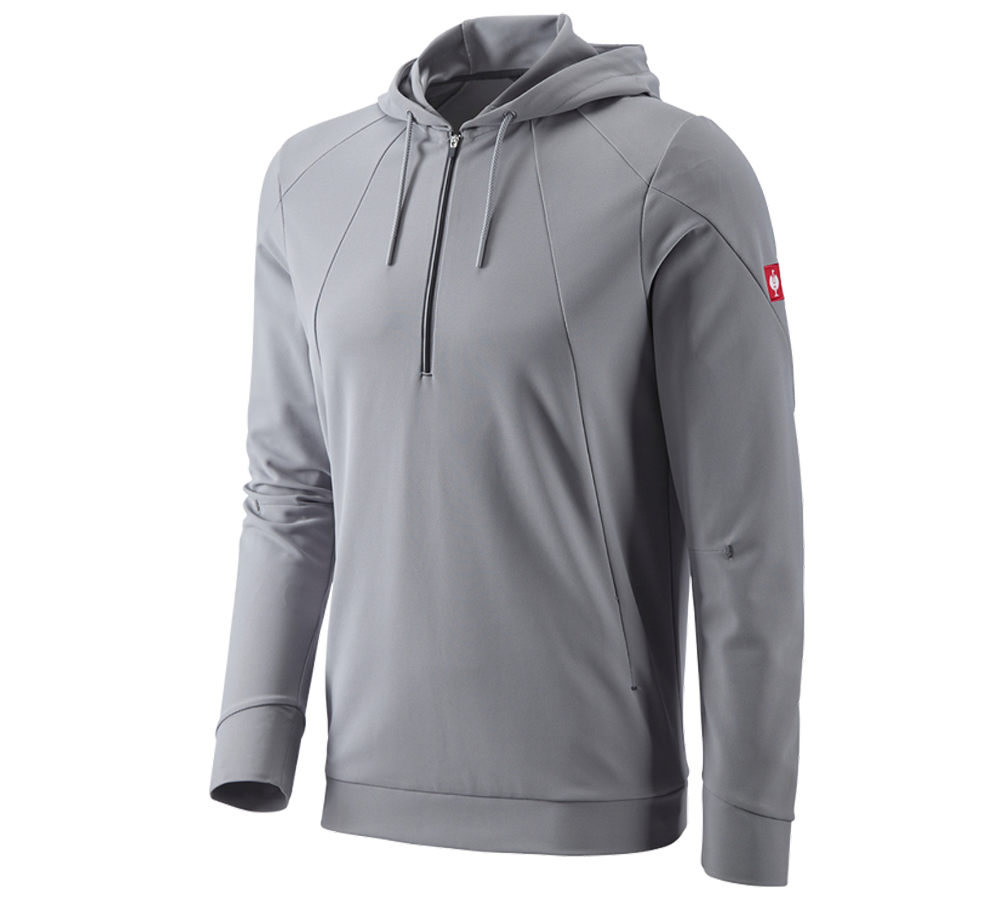 Shirts, Pullover & more: e.s. Functional hoody-longsleeve UV + platinum/anthracite