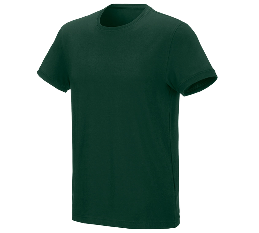 Shirts, Pullover & more: e.s. T-shirt cotton stretch + green