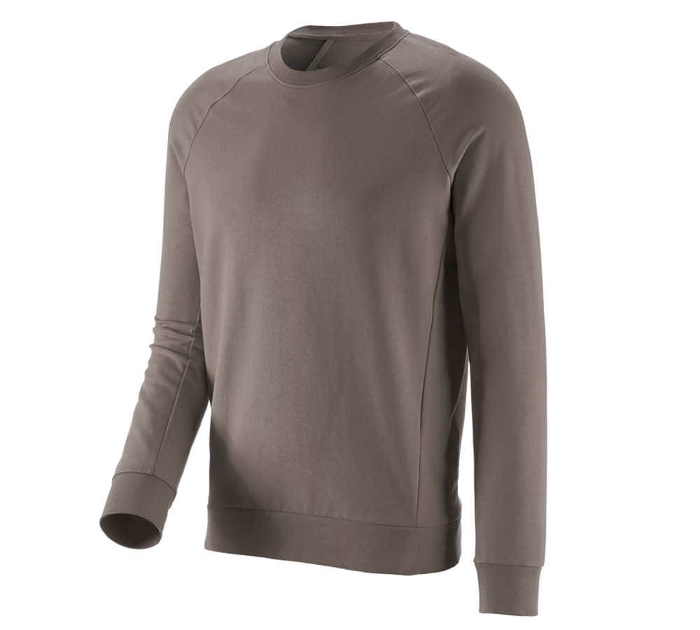 Shirts, Pullover & more: e.s. Sweatshirt cotton stretch + stone