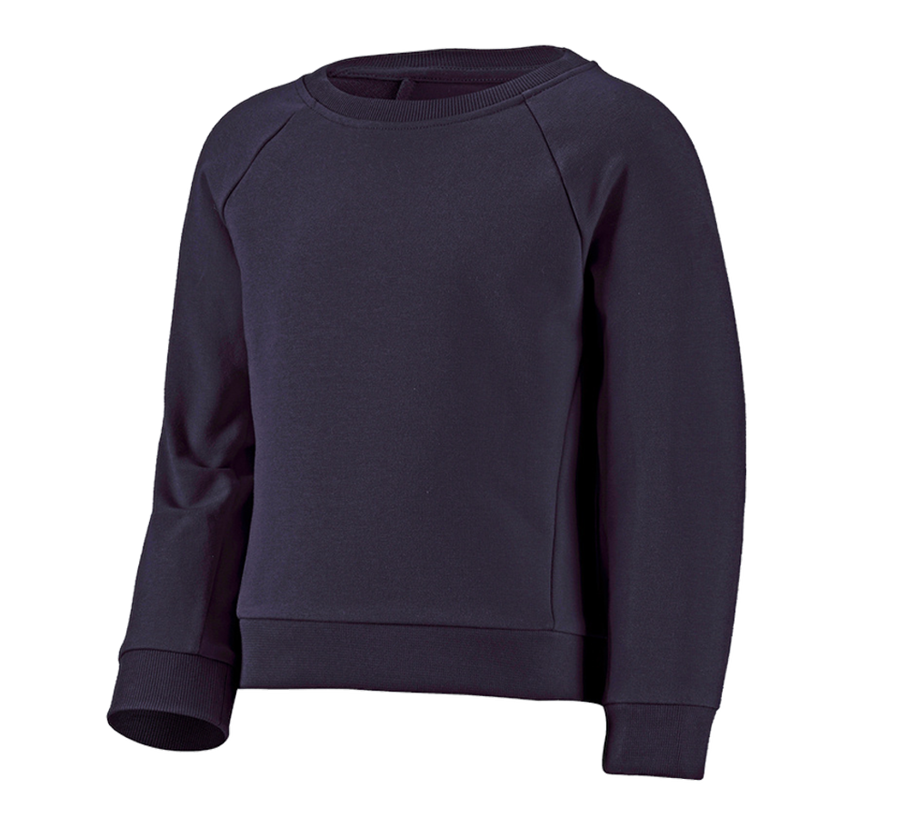 Shirts & Co.: e.s. Sweatshirt cotton stretch, Kinder + dunkelblau