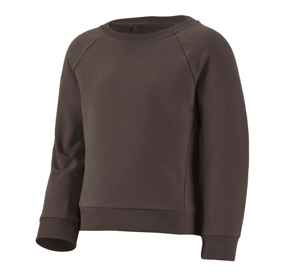 Shirts, Pullover & more: e.s. Sweatshirt cotton stretch, children's + chestnut