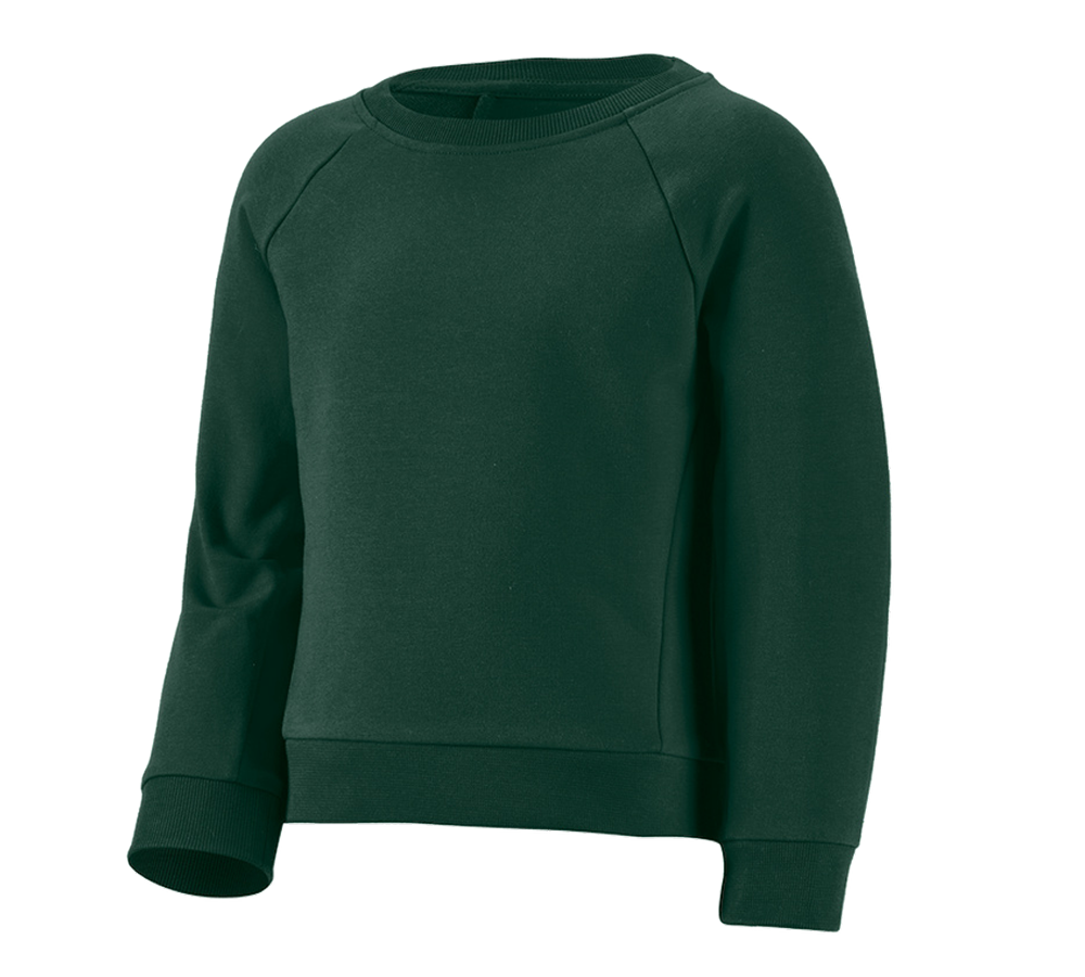Shirts & Co.: e.s. Sweatshirt cotton stretch, Kinder + grün