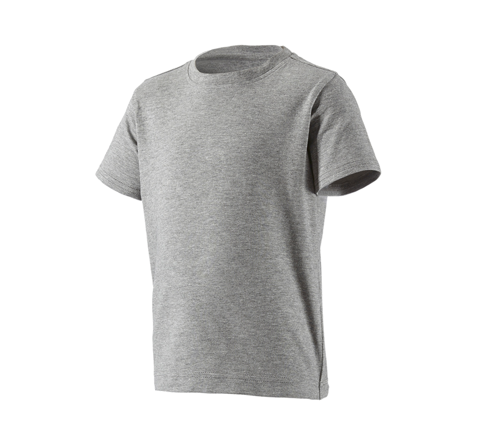 Shirts, Pullover & more: e.s. T-Shirt cotton stretch, children's + grey melange
