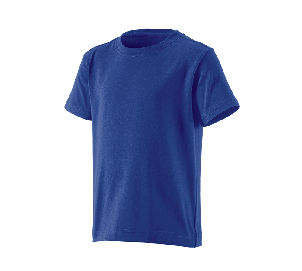 Shirts & Co.: e.s. T-Shirt cotton stretch, Kinder + kornblau