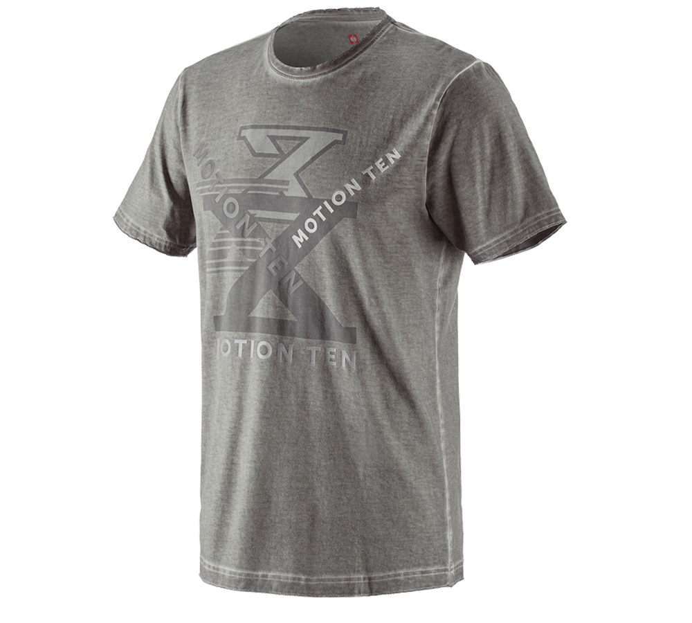 Hauts: T-Shirt e.s.motion ten + granit vintage