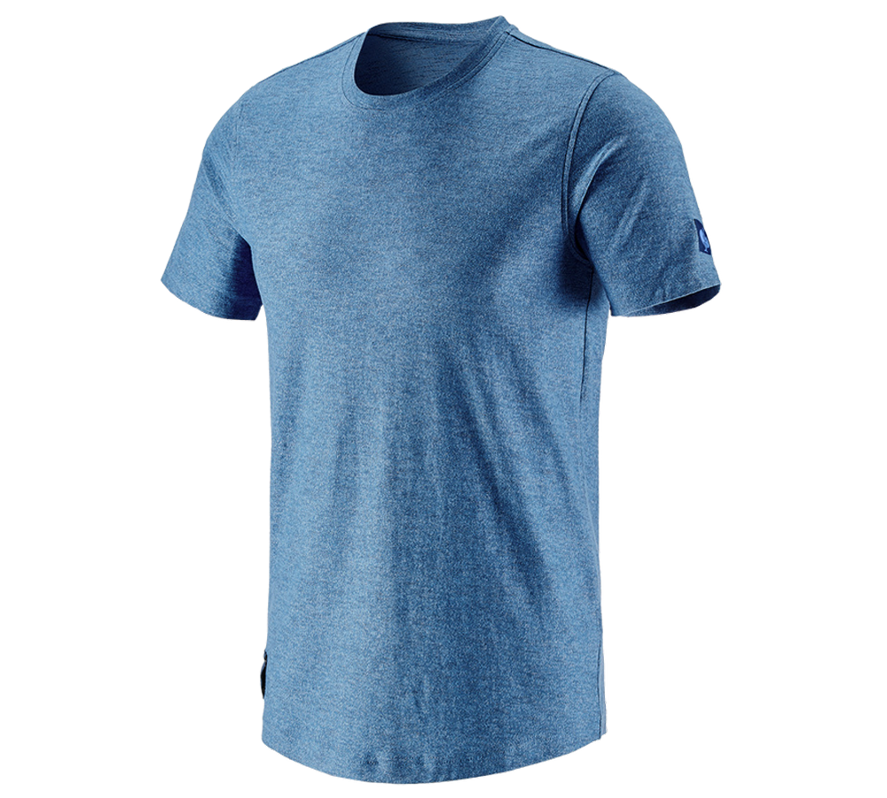 Shirts & Co.: T-Shirt e.s.vintage + arktikblau melange