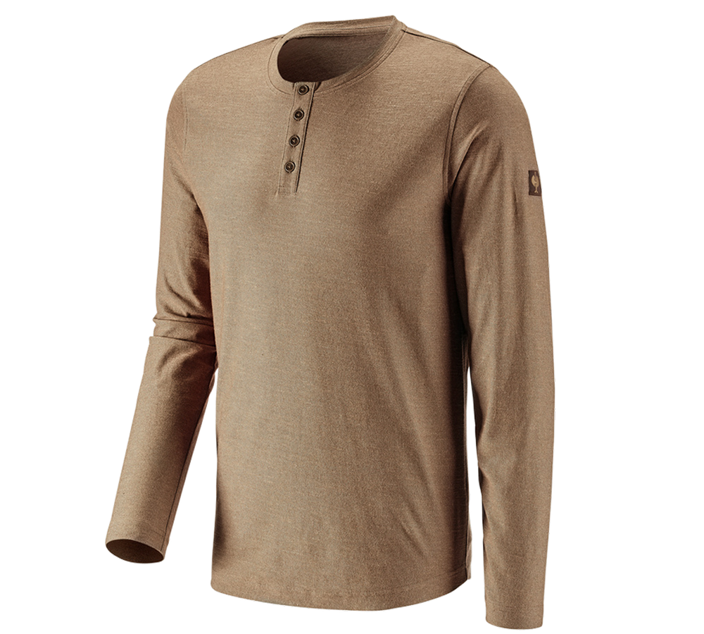 Shirts, Pullover & more: Long sleeve e.s.vintage + sepia melange