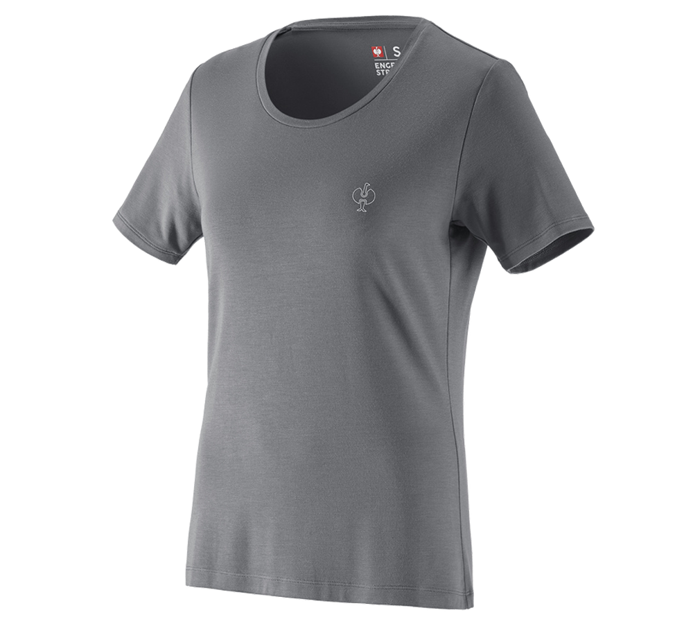 Shirts, Pullover & more: Modal-shirt e.s. ventura vintage, ladies' + basaltgrey