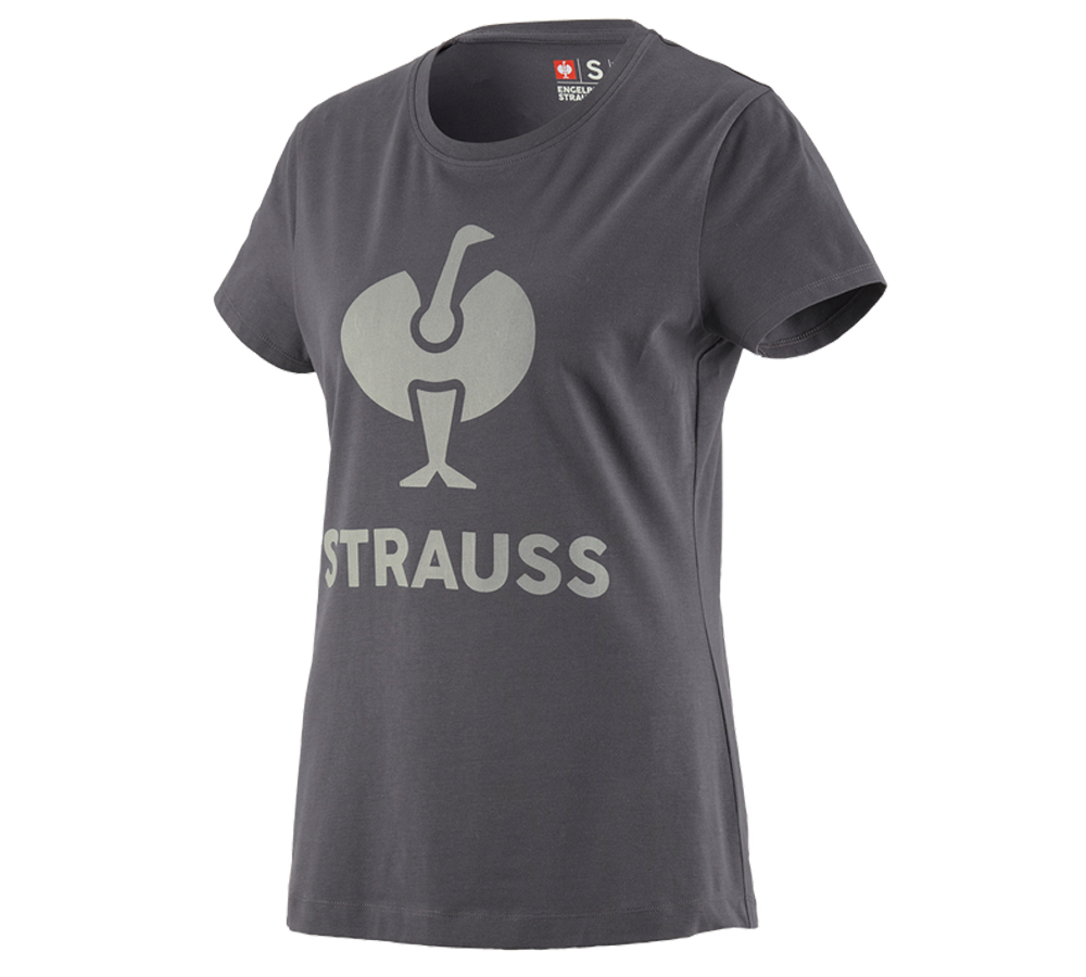 Shirts, Pullover & more: T-Shirt, e.s.concrete, ladies' + anthracite