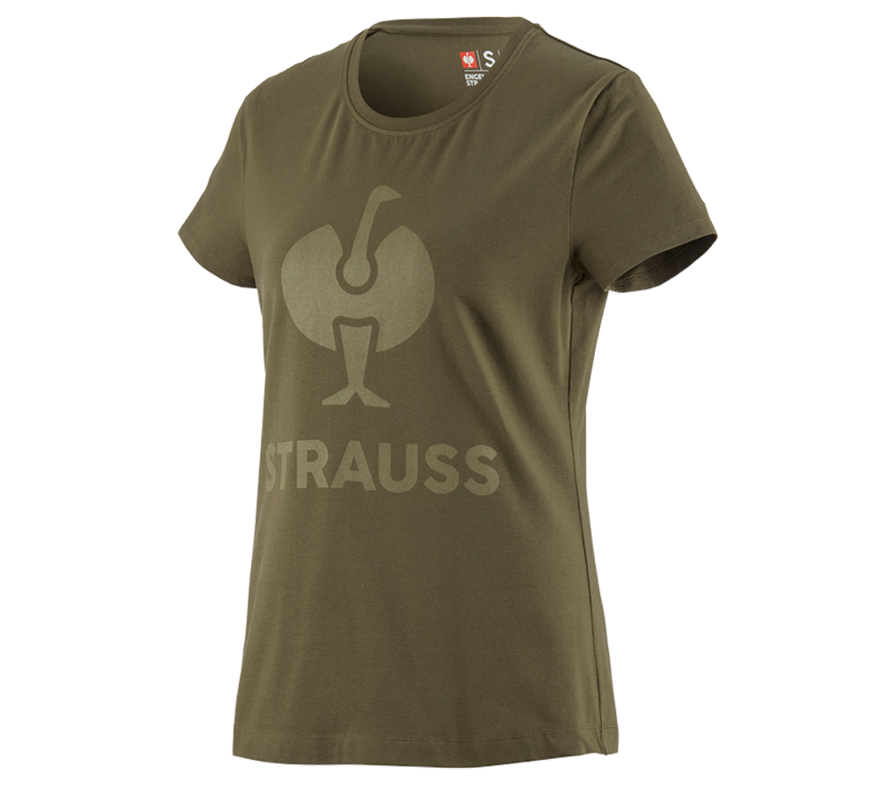 Shirts, Pullover & more: T-Shirt, e.s.concrete, ladies' + mudgreen