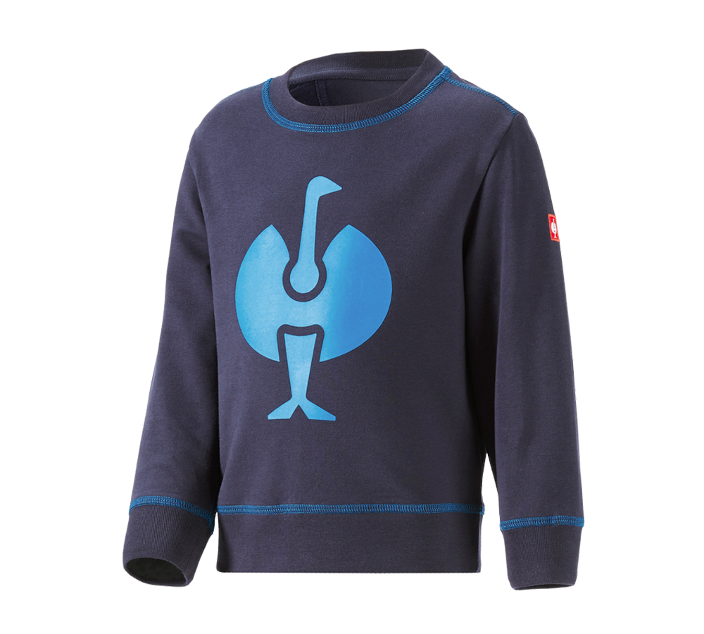 Shirts & Co.: Sweatshirt e.s.motion 2020, Kinder + dunkelblau/atoll