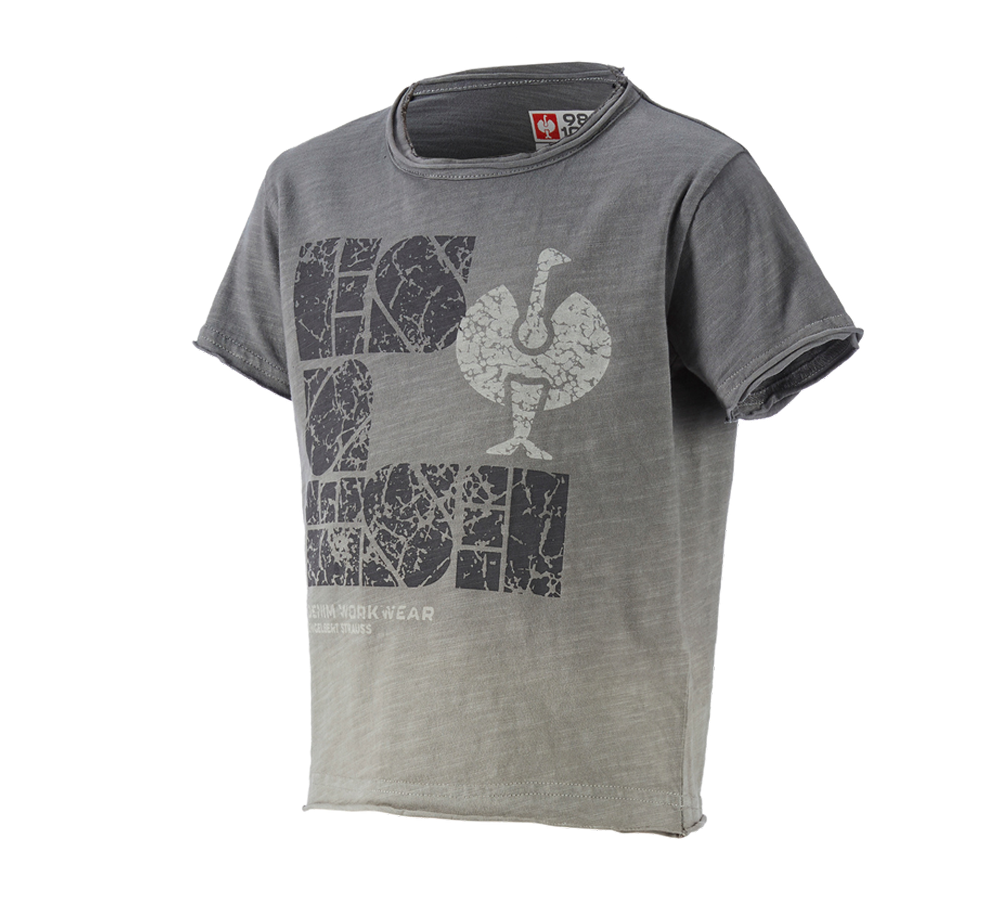 Shirts & Co.: e.s. T-Shirt denim workwear, Kinder + granit vintage