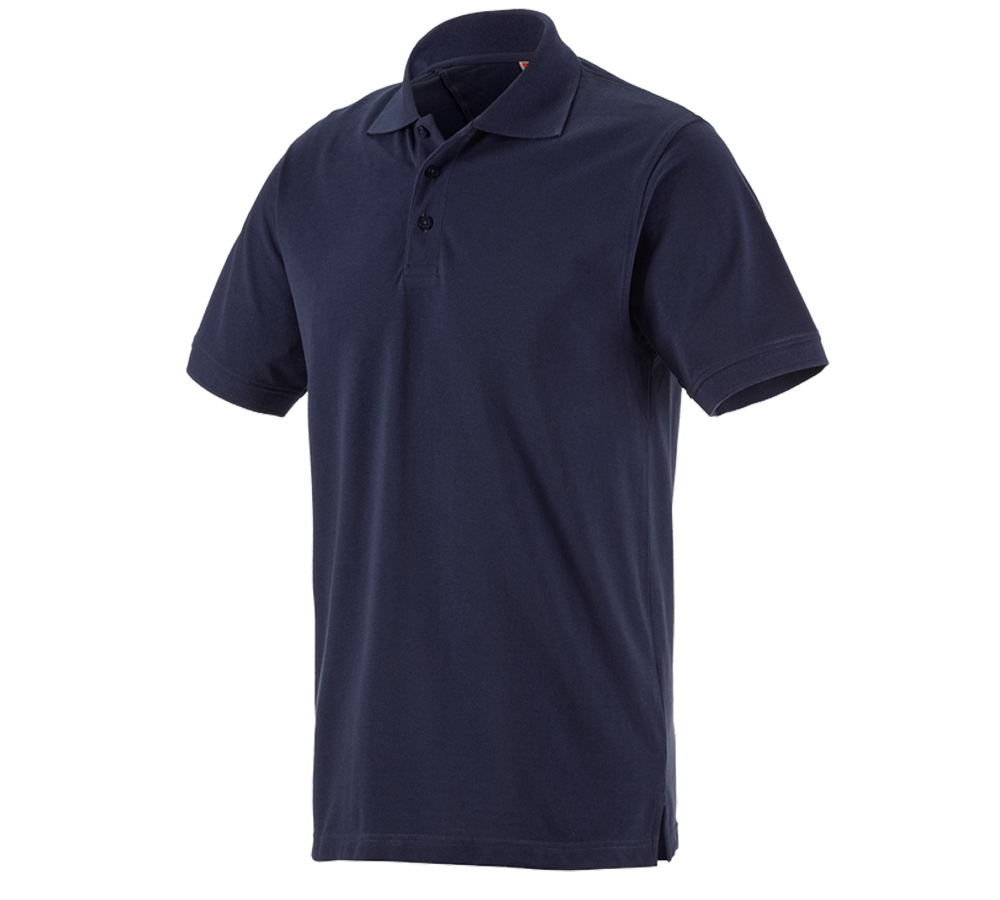 Shirts & Co.: Piqué-Polo e.s.industry + dunkelblau