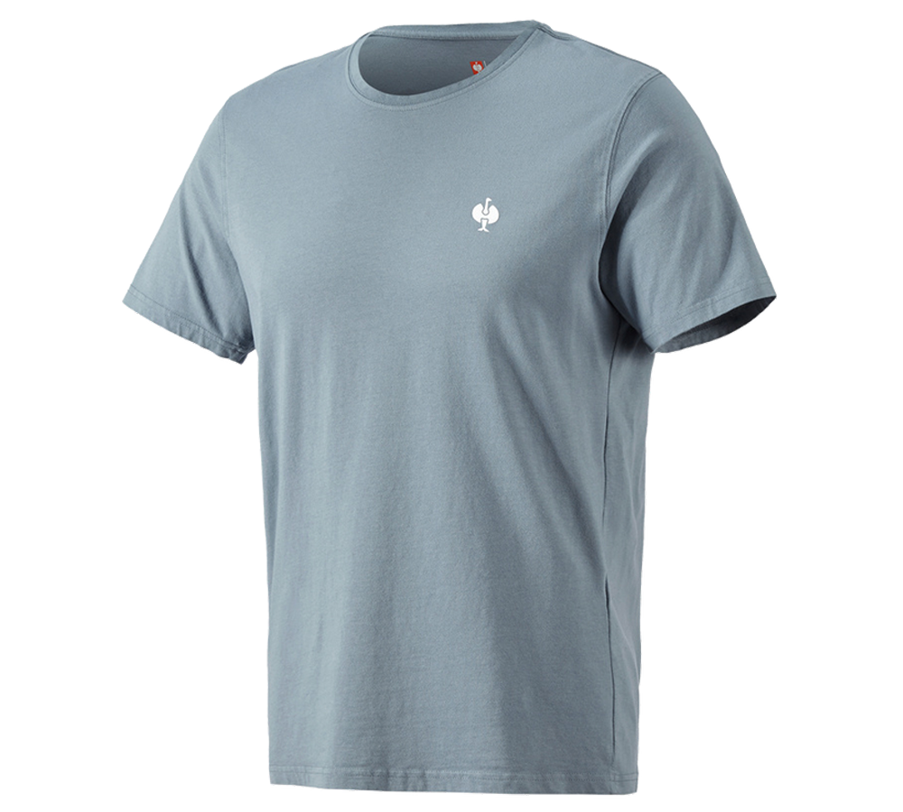 Shirts & Co.: T-Shirt e.s.motion ten pure + rauchblau vintage