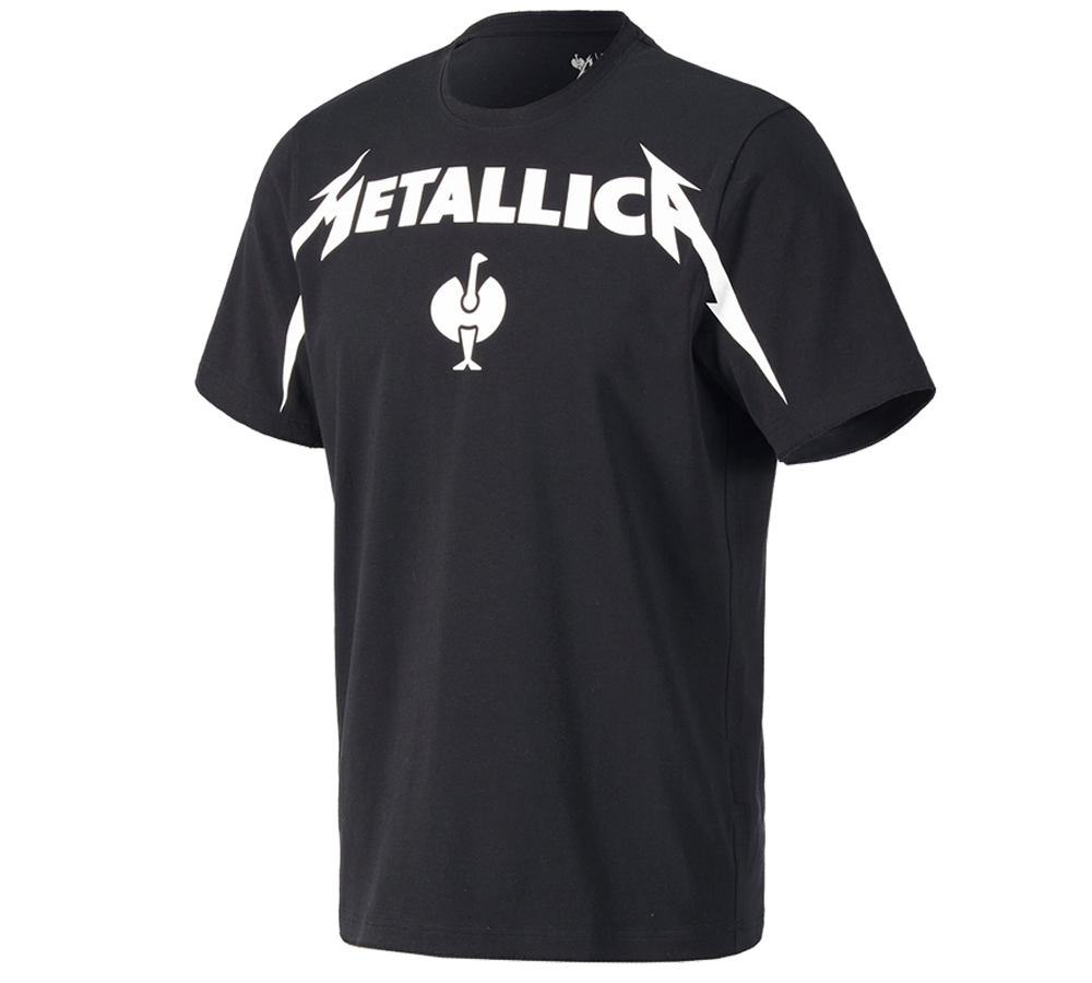 Shirts & Co.: Metallica cotton tee + schwarz