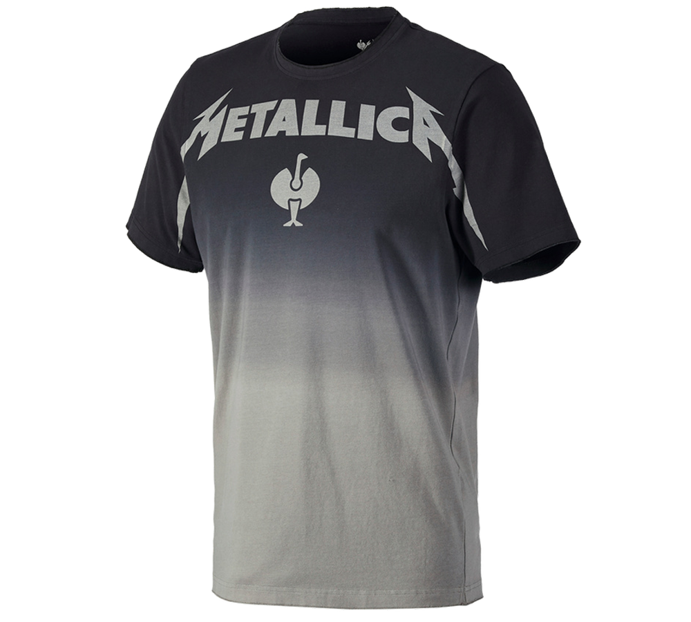 Collaborations: Metallica cotton tee + noir/granit