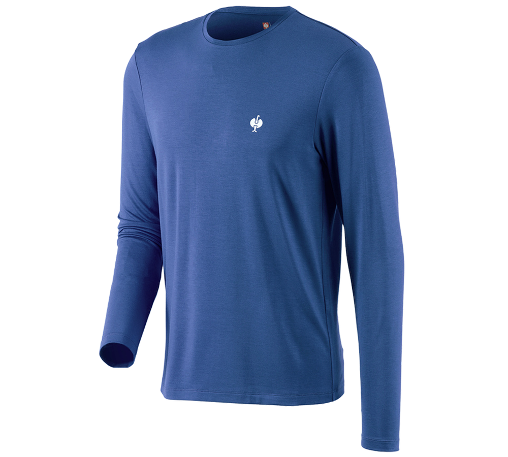 Shirts, Pullover & more: Modal-Longsleeve e.s.concrete + alkaliblue