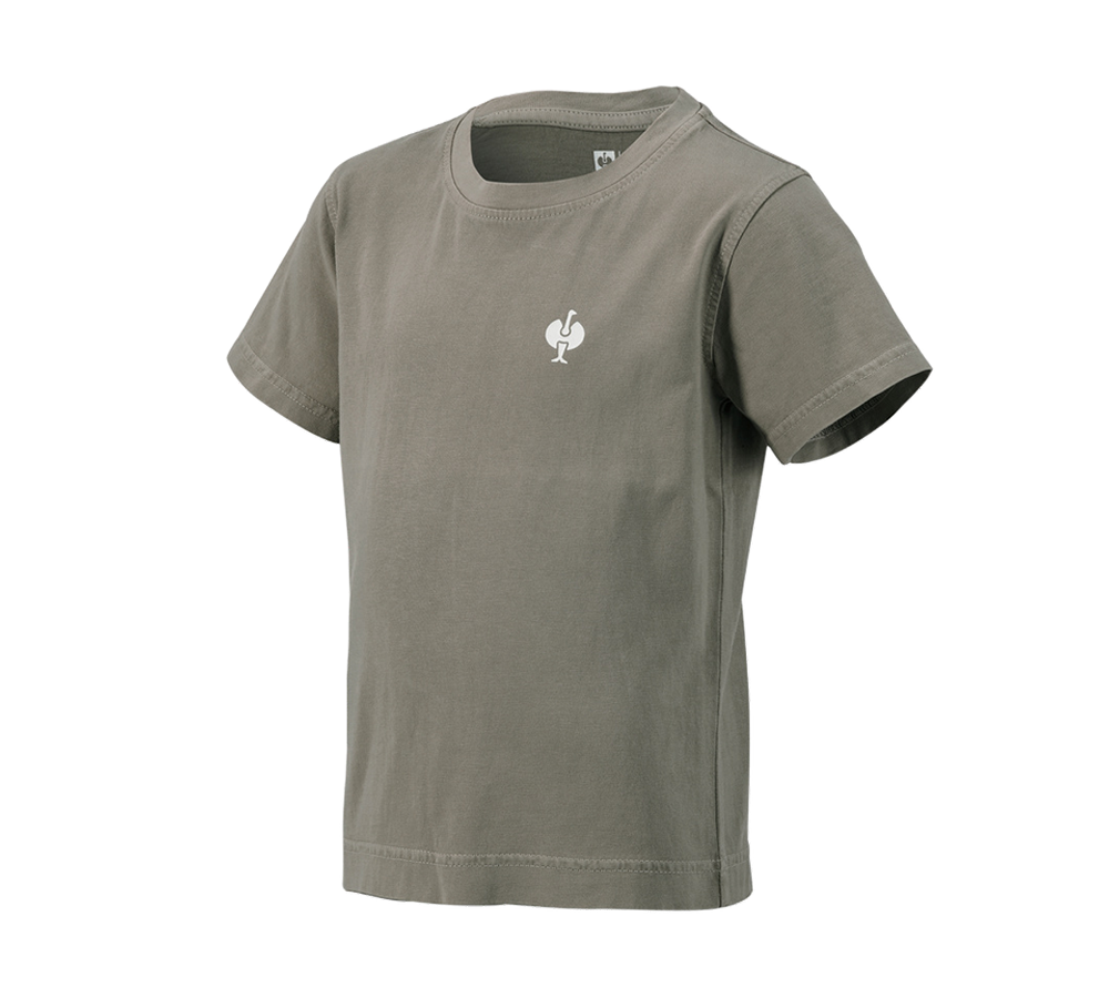 Clothing: T-Shirt  e.s.botanica, children's + naturegreen