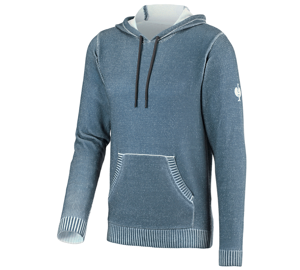 Shirts, Pullover & more: Knitted hoody e.s.iconic + oxidblue