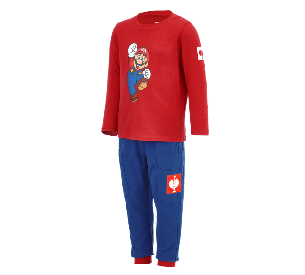 Collaborations: Super Mario Baby Pyjama-Set + alkaliblue/straussred