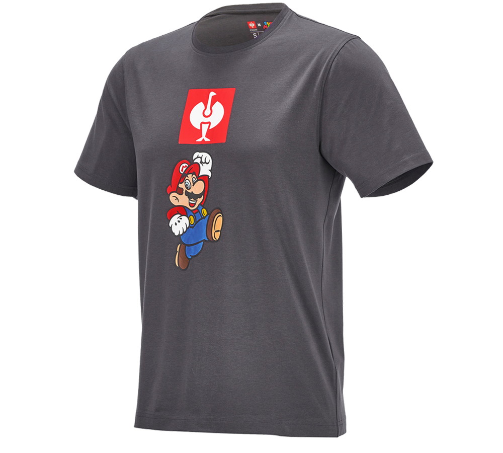 Collaborations: Super Mario T-Shirt, hommes + anthracite