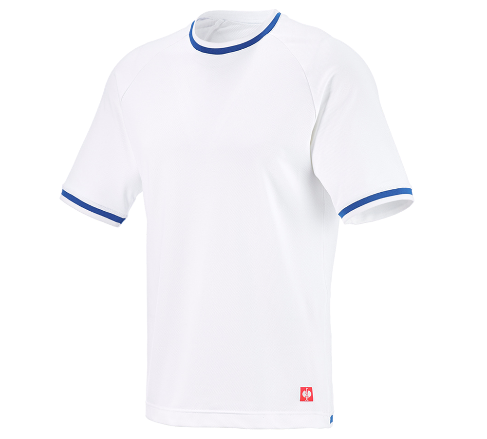 Thèmes: T-shirt fonctionnel e.s.ambition + blanc/bleu gentiane
