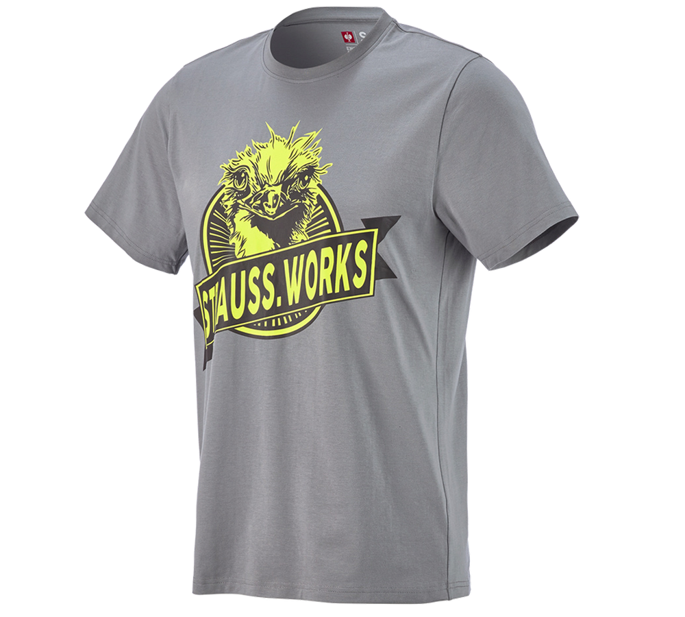 Shirts & Co.: e.s. T-Shirt strauss works + platin