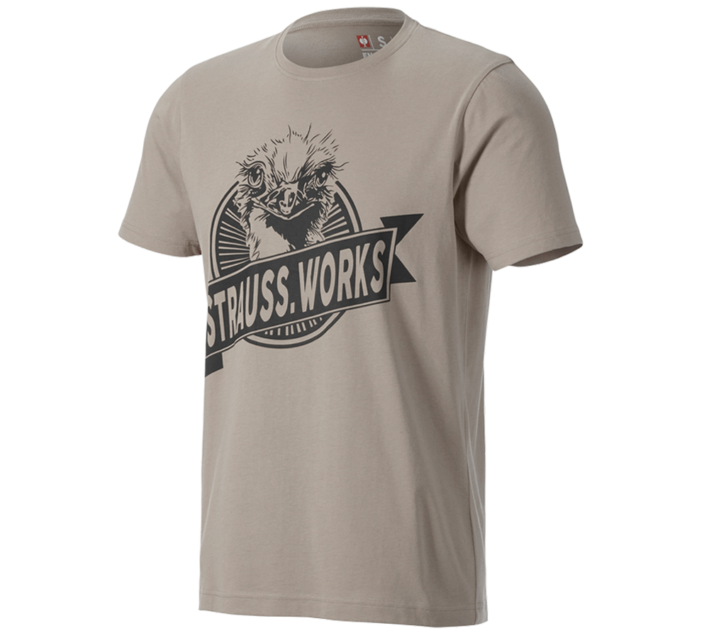 Hauts: T-shirt e.s.iconic works + gris dauphin