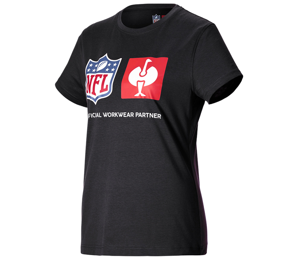 Bekleidung: NFL T-Shirt cotton, ladies + schwarz