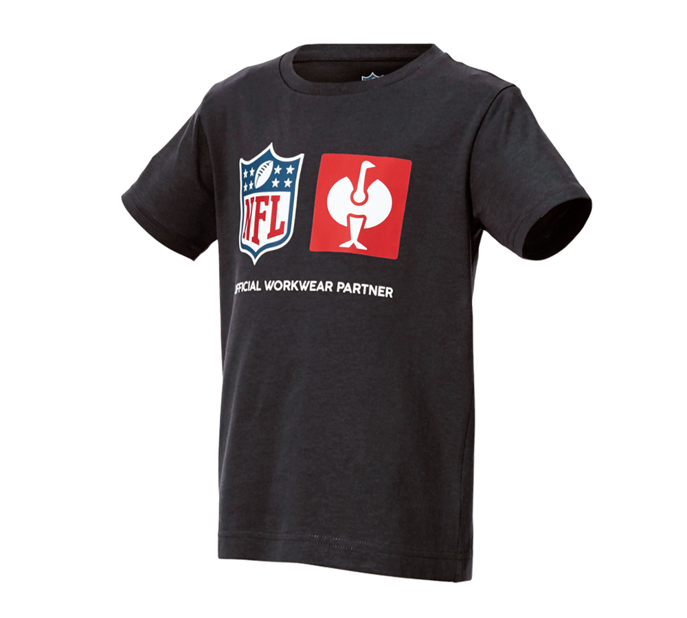 Kollaborationen: NFL T-Shirt cotton, kids + schwarz