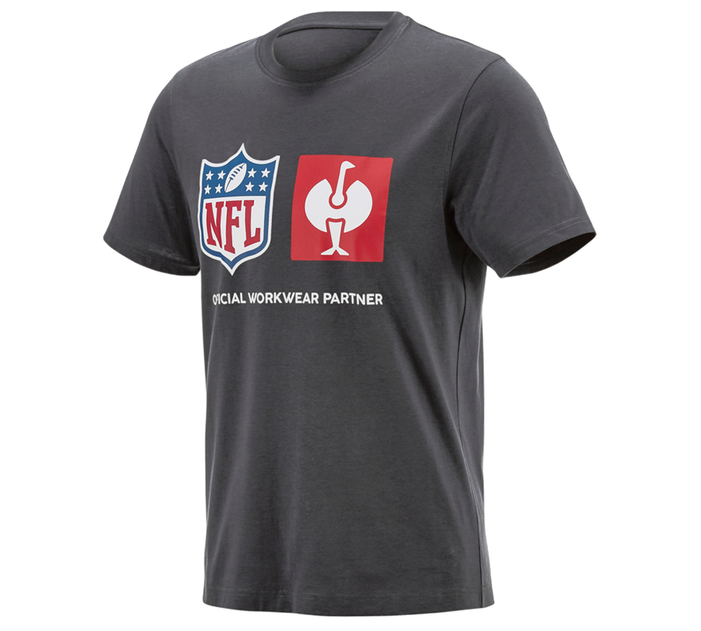 Clothing: NFL T-Shirt cotton + carbongrey