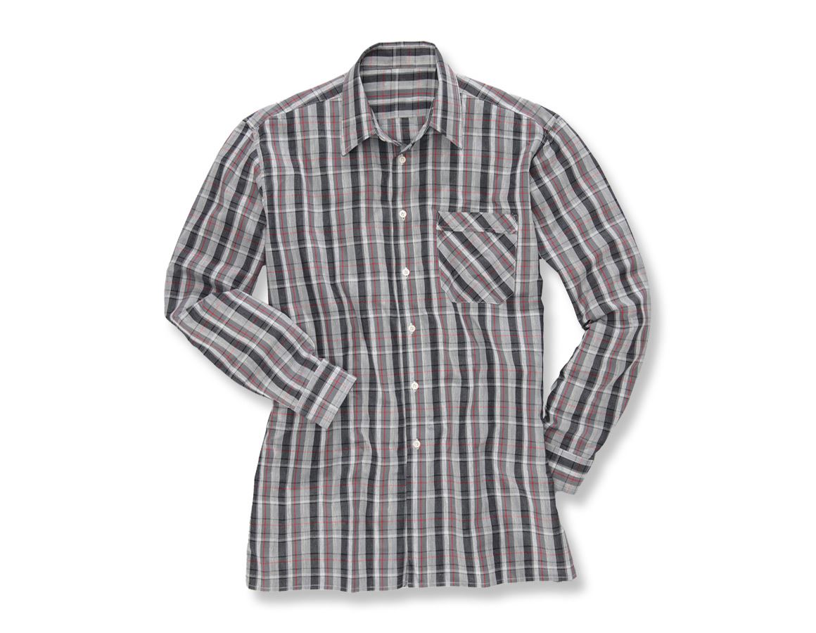 Shirts & Co.: Langarm-Hemd Bremen + grau