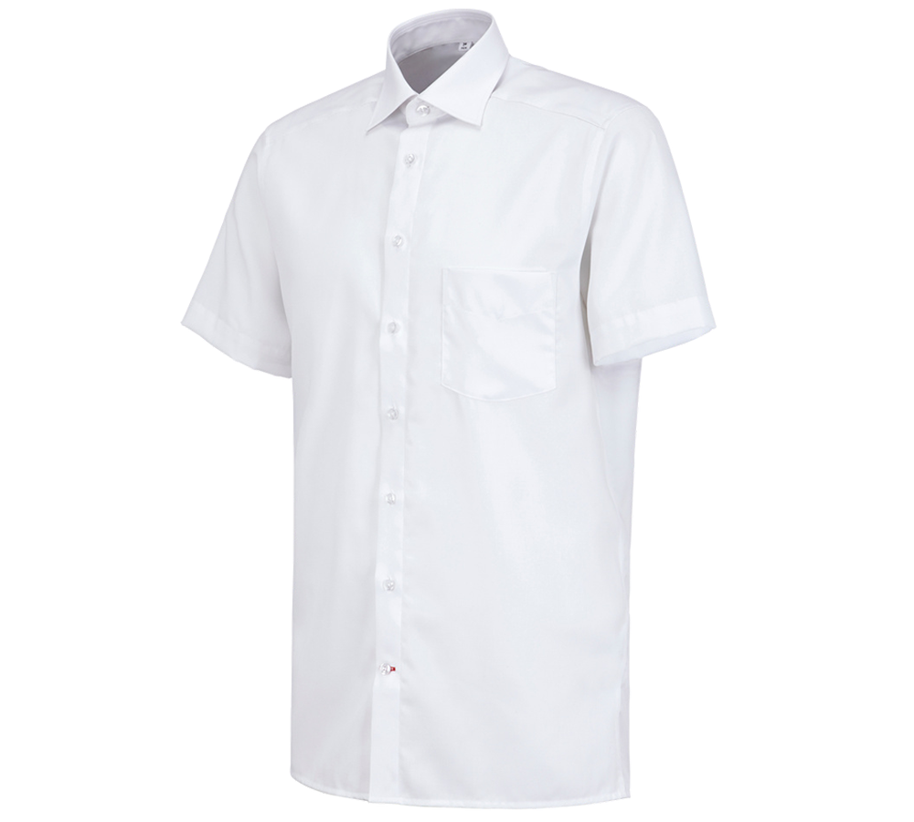 Shirts, Pullover & more: Business shirt e.s.comfort, short sleeved + white