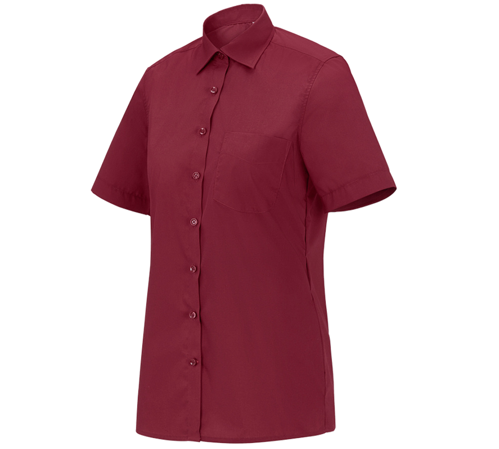 Shirts, Pullover & more: e.s. Service blouse short sleeved + ruby