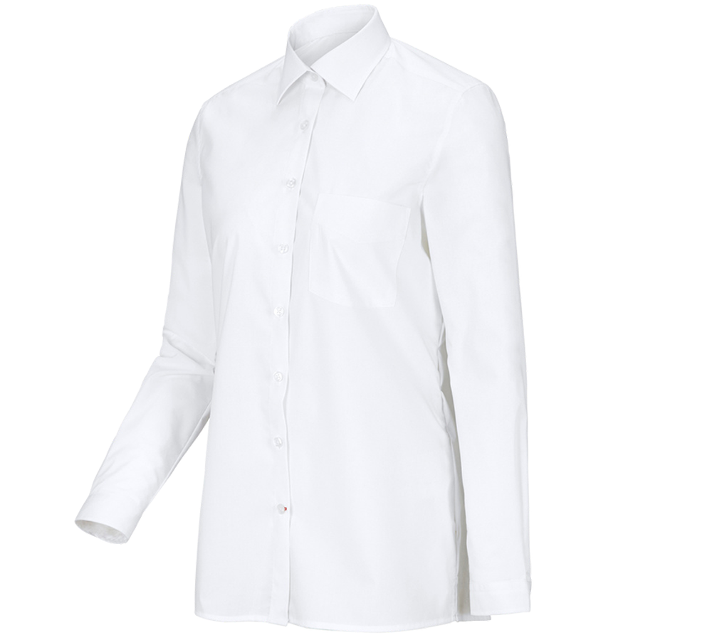 Topics: e.s. Service blouse long sleeved + white