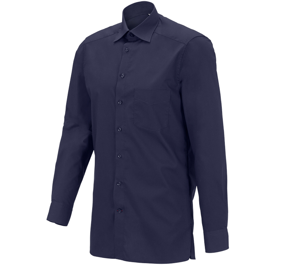 Shirts, Pullover & more: e.s. Service shirt long sleeved + navy
