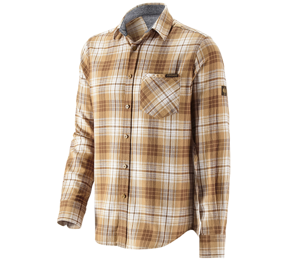 Shirts, Pullover & more: Check shirt e.s.vintage + sepia checked