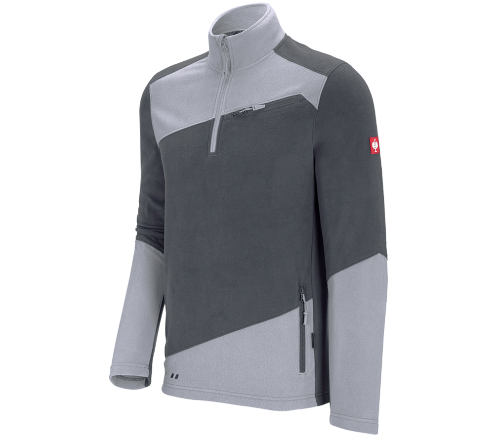 Froid: Pull en laine polaire e.s.motion 2020 + anthracite/platine