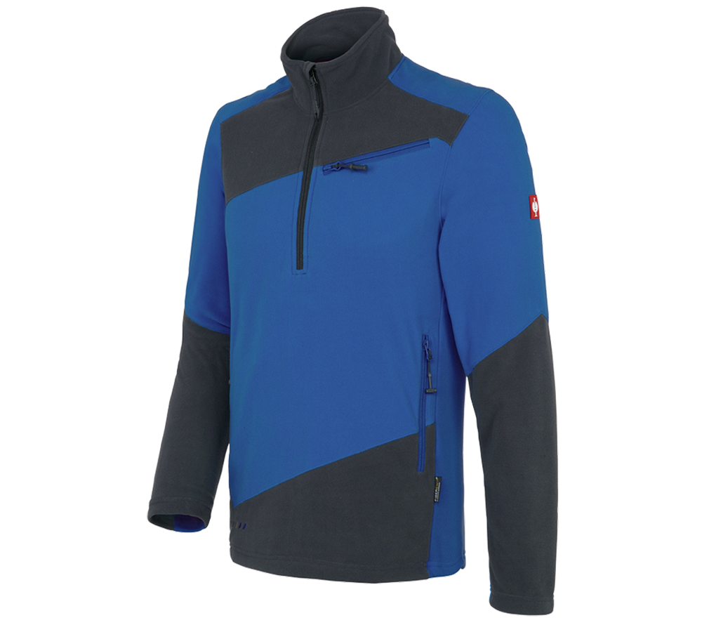 Shirts, Pullover & more: Fleece troyer e.s.motion 2020 + gentianblue/graphite