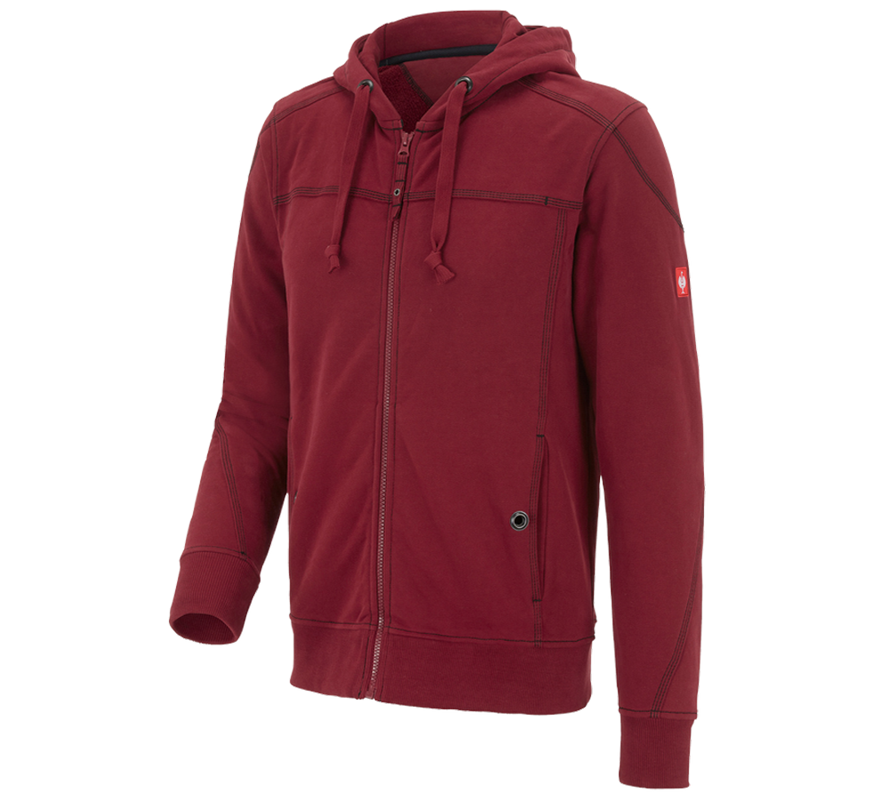 Shirts, Pullover & more: Hooded jacket cotton e.s.roughtough + ruby