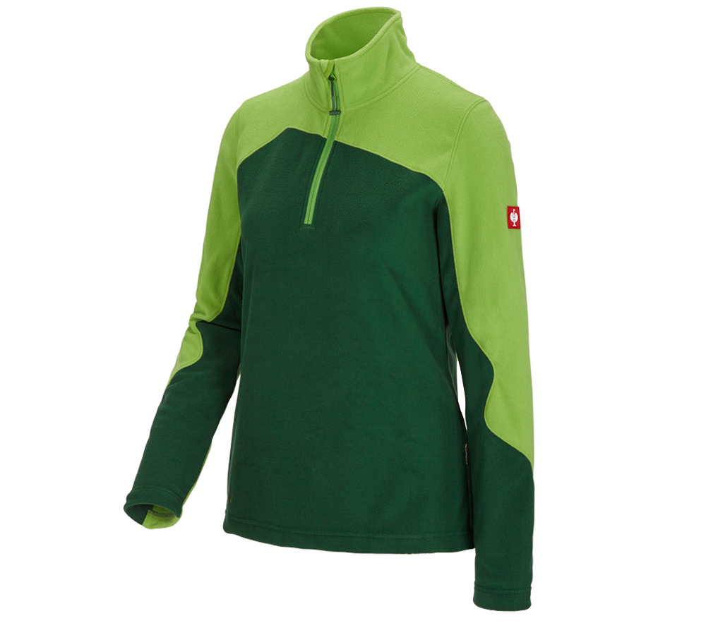 Shirts, Pullover & more: Fleece troyer e.s.motion 2020, ladies' + green/seagreen