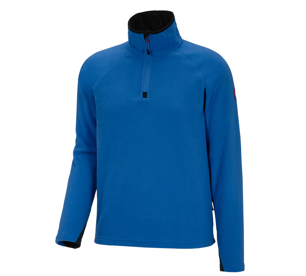 Shirts, Pullover & more: Microfleece troyer dryplexx® micro + gentian blue