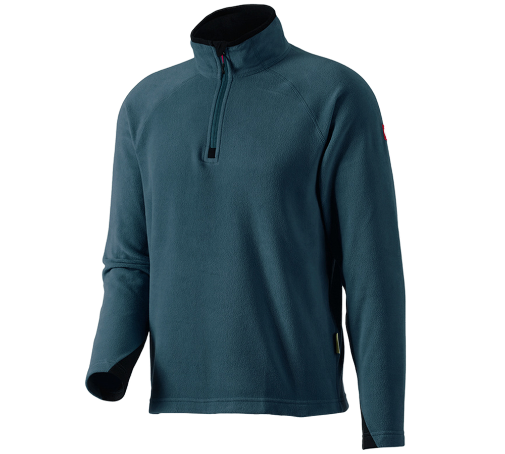 Shirts & Co.: Microfleece Troyer dryplexx® micro + seeblau