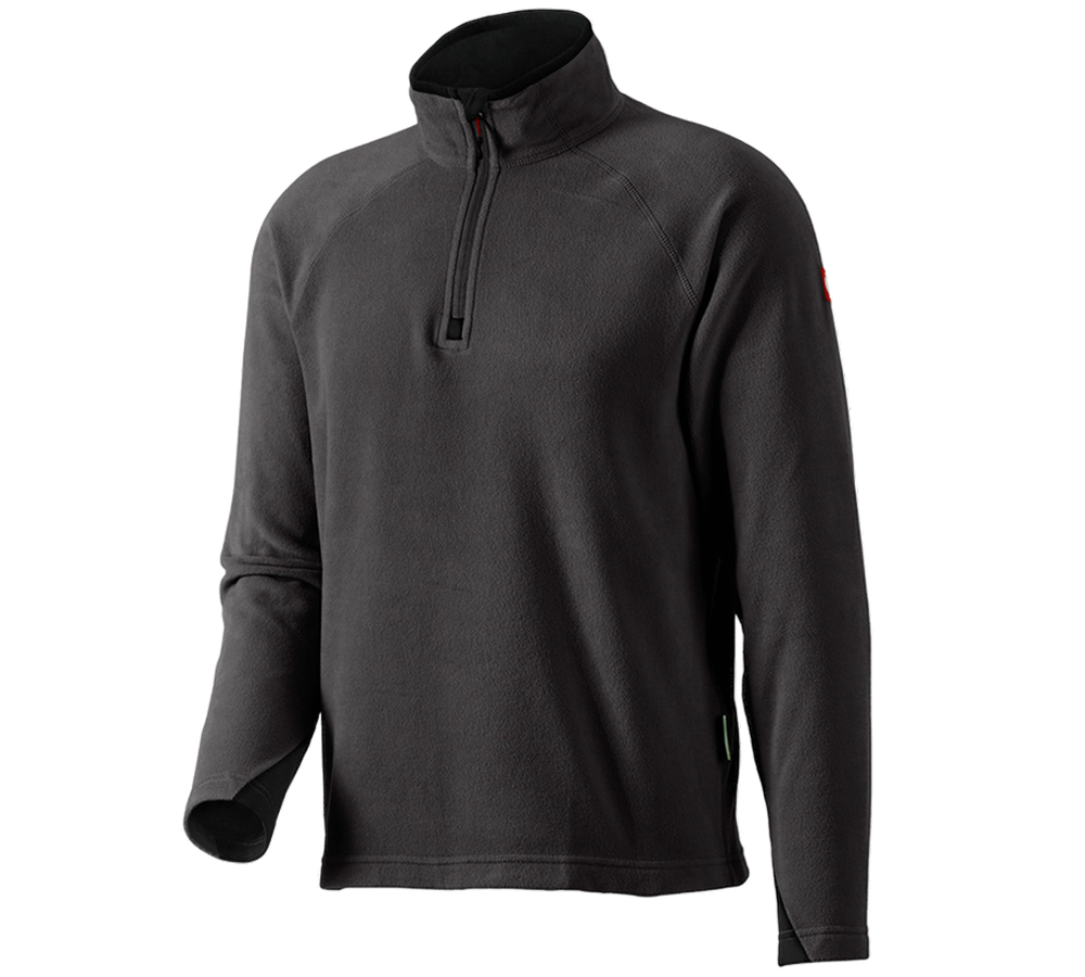 Shirts & Co.: Microfleece Troyer dryplexx® micro + schwarz