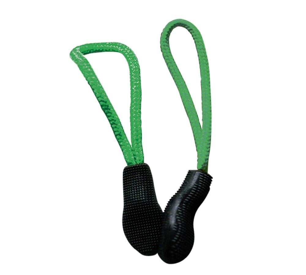 Accessoires: Zipper-Set + apfelgrün