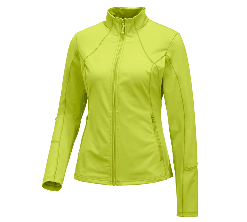 Work Jackets: e.s. Functional sweat jacket solid, ladies + maygreen
