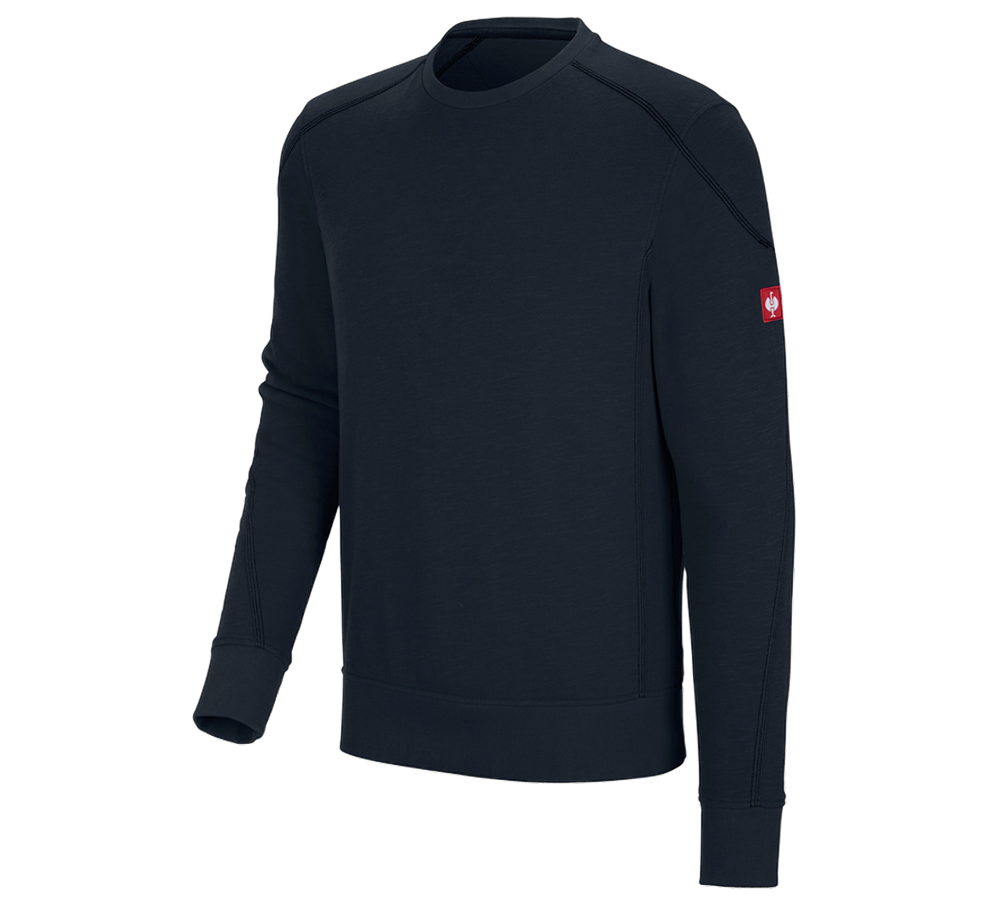 Schreiner / Tischler: Sweatshirt cotton slub e.s.roughtough + nachtblau