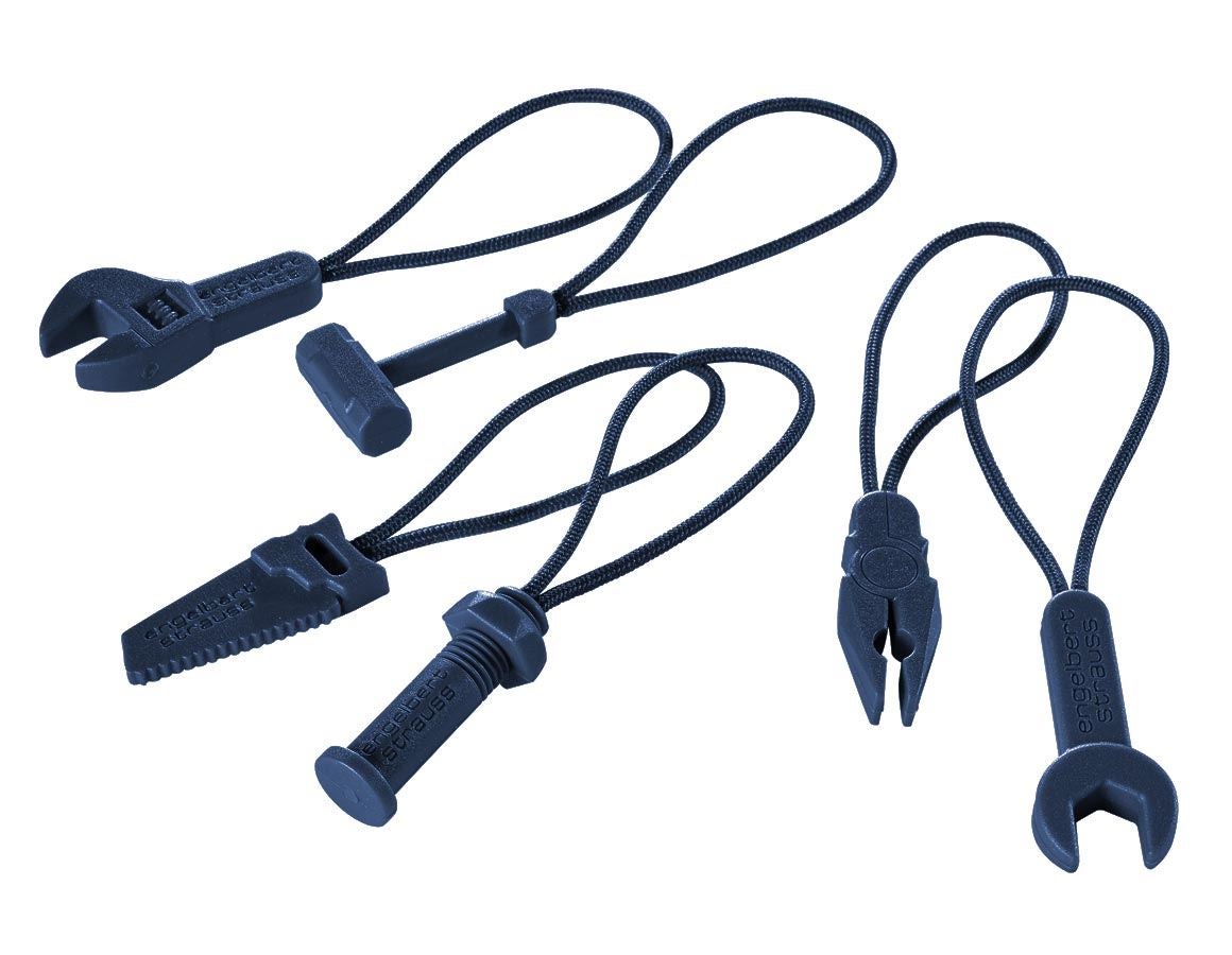 Accessories: Zip puller set e.s.motion 2020 + navy
